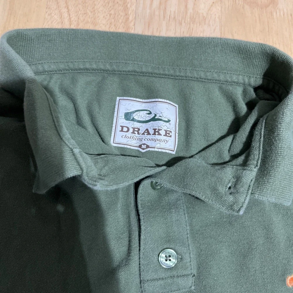 Drake Polo Mens Shirt Men's size M Green Clothing Company‎